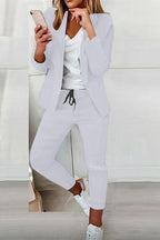 Elegant Women's Fashionable Trouser Suit Set - Comfortable & Versatile for All Occasions