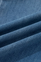 Ashleigh Blue Multi Buttons High Waist Wide Leg Jeans With Pockets