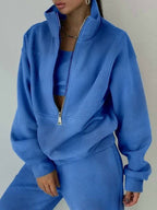 Men's Fleece Sports Street Casual Fashion Two-Piece Sweatshirt Set