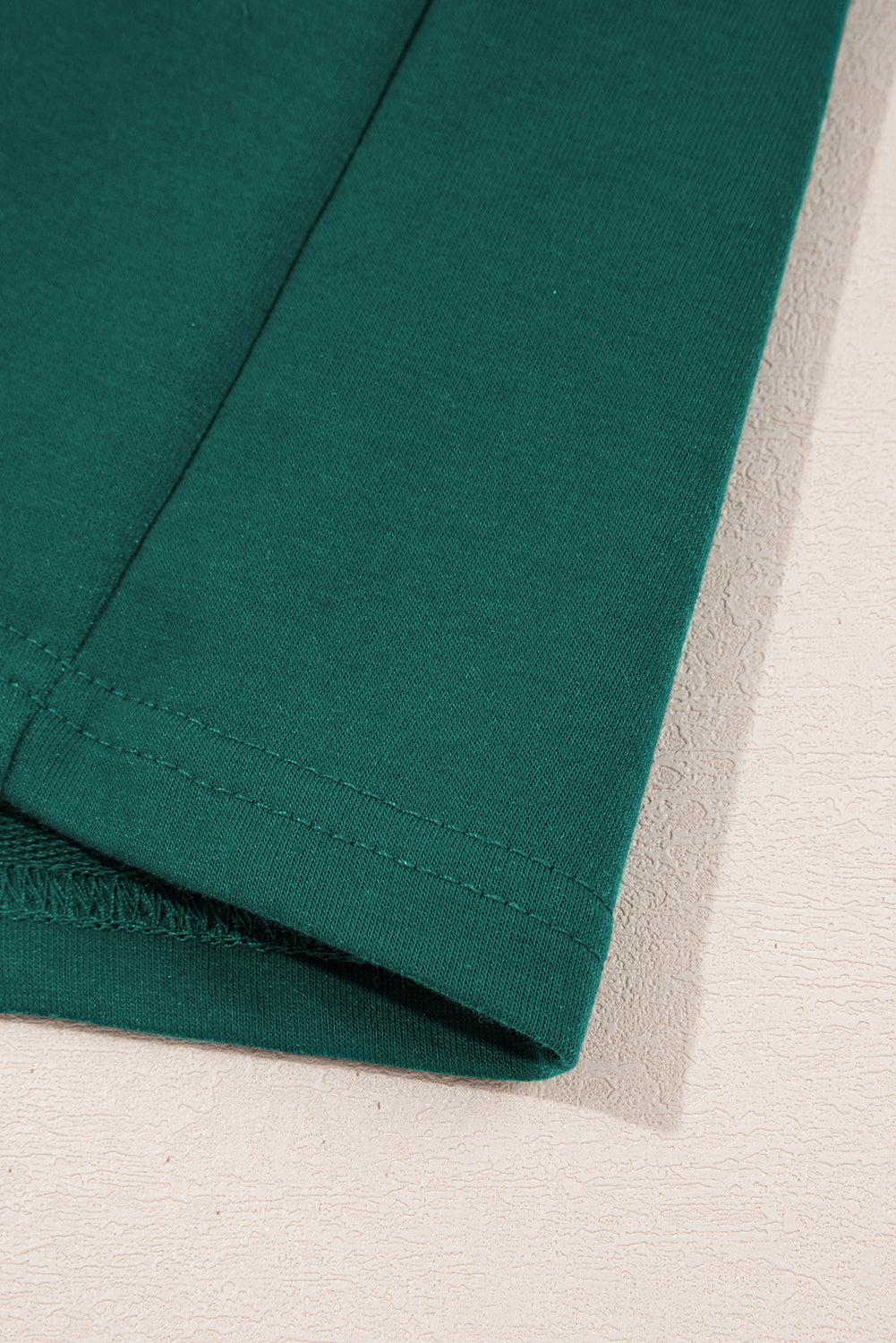 Evergreen Colorblock Edge Drop Shoulder T Shirt and Skort 2Pcs Set