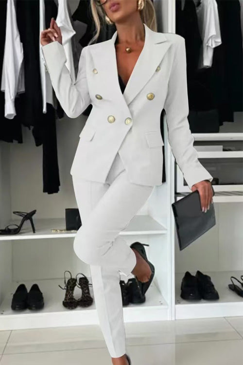 Men's Casual Slim Fit Cotton Blend Suit - Fashionable & Comfortable