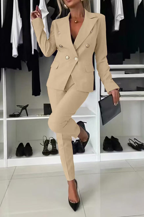 Men's Casual Slim Fit Cotton Blend Suit - Fashionable & Comfortable