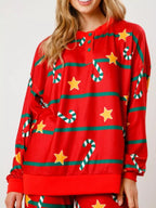 Christmas Long Sleeve Top and Pants Lounge Set