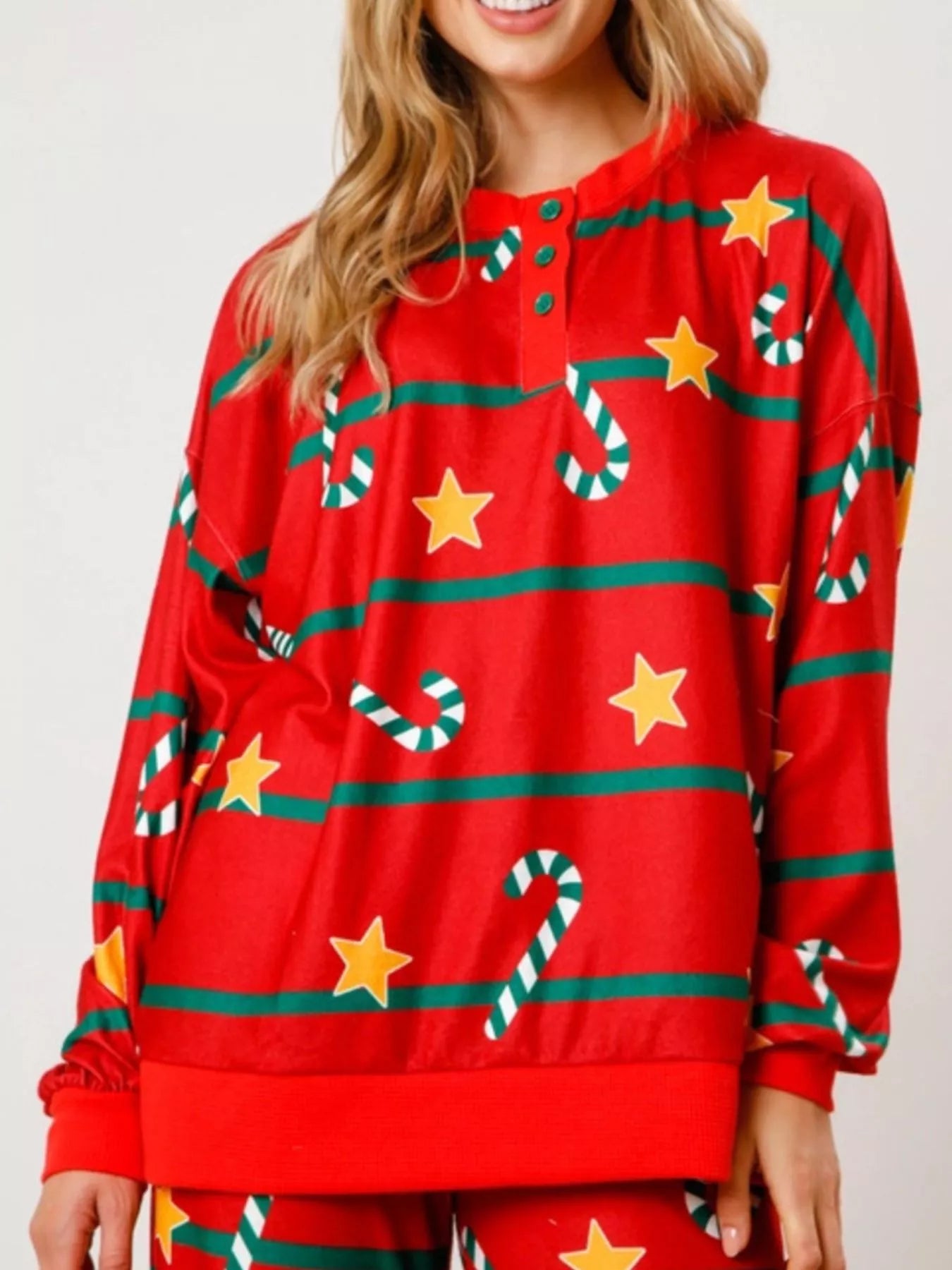 Christmas Long Sleeve Top and Pants Lounge Set