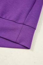 Wisteria Half Zip Sporty Pullover Mini Skirt 2pcs Outfit