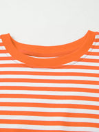 Striped Long Sleeve Casual Sweatshirt