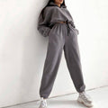 Chic Casual Stand Collar Two-Piece Set for Autumn/Winter