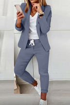 Elegant Women's Fashionable Trouser Suit Set - Comfortable & Versatile for All Occasions