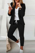 Elegant Women's Fashionable Trouser Suit Set - Comfortable & Versatile for All Occasions