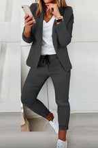 Elegant Women's Fashionable Trouser Suit Set - Comfortable & Versatile for All Occasions