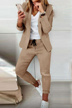 Elegant Women's Fashionable Trouser Suit Set - Comfortable & Versatile for All Occasions