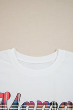 Pink Mama Claus Plaid Letter Tee Nutcracker Shorts 2pcs Lounge Set