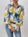 Floral Print Long Sleeve Shirt
