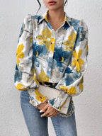 Floral Print Long Sleeve Shirt