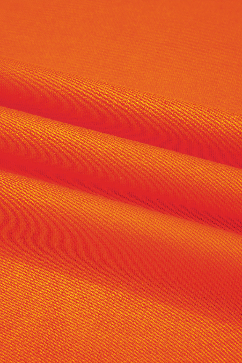 Orange Varsity Striped Detail Drop Shoulder Oversized Sweatshirt