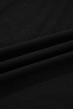 Black Contrast Trim Hooded Lounge Cardigan and Pants Set