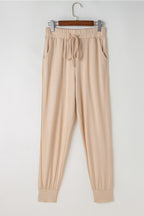 Parchment Split Long Cardigan and Skinny Pants Lounge Set - Cozy Two-Piece Loungewear for Effortless Style