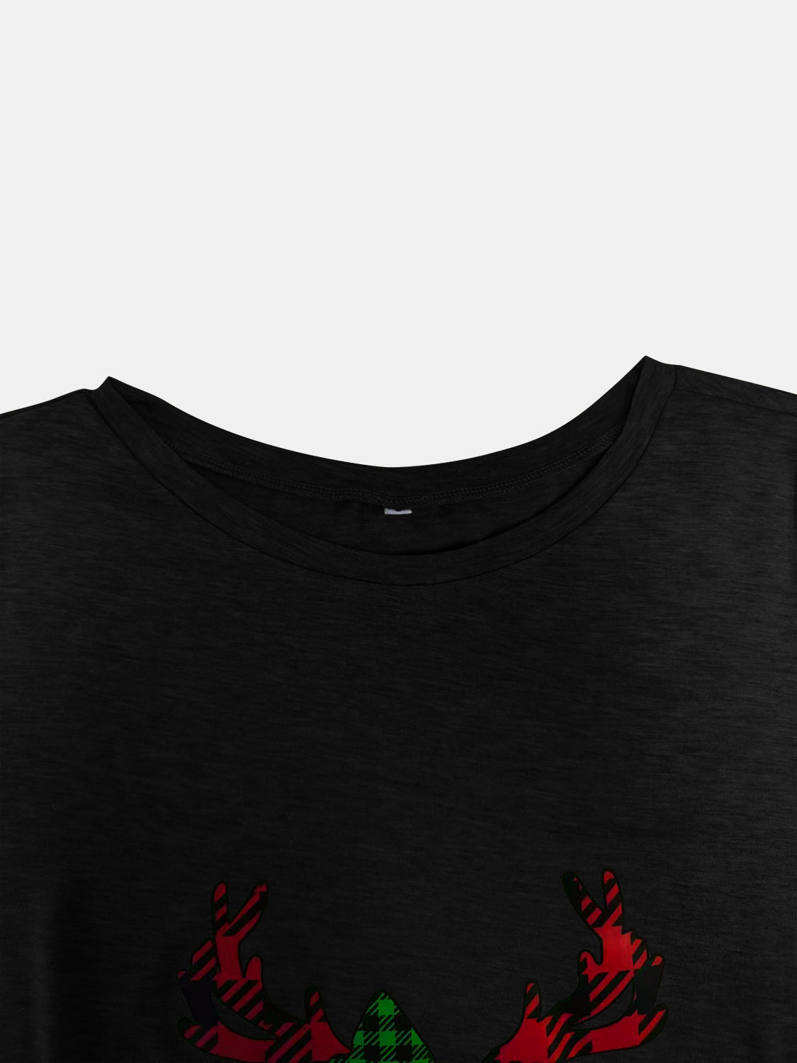 Blue Zone Planet |  Full Size Reindeer Round Neck Long Sleeve T-Shirt