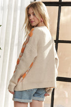 ADORA Button Down Heart Sweater Cardigan