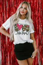 LOVE Like Jesus Graphic Crew Neck Tee