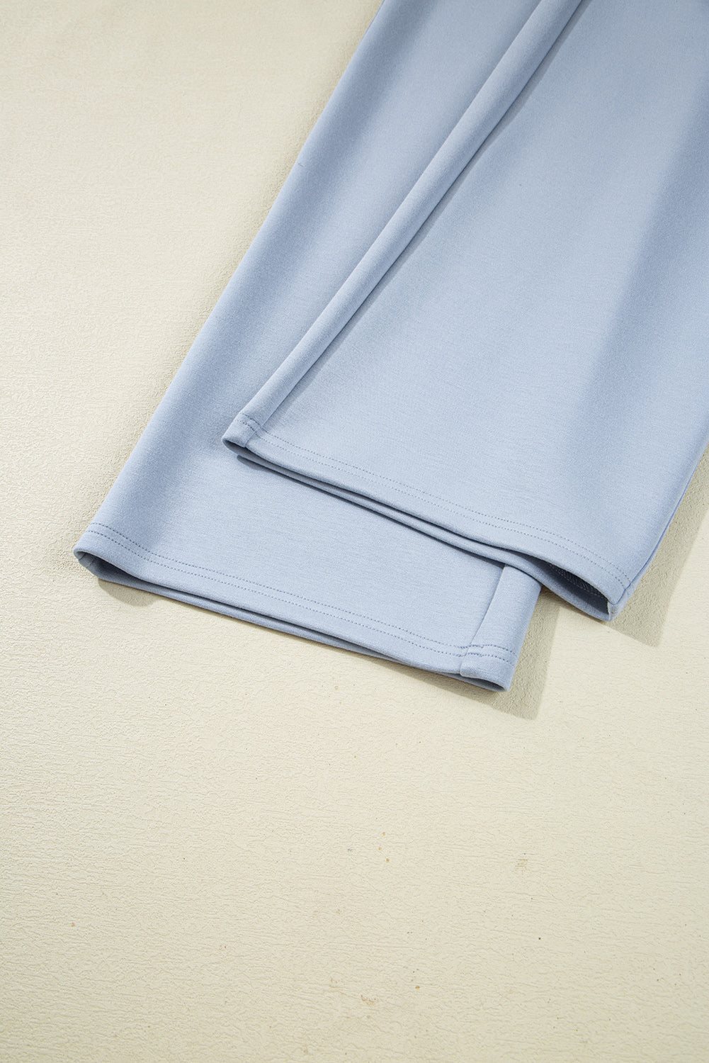 Beau Blue Half Zip Thumbhole Sleeve Hoodie Active Pants 2pcs Outfit