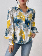 Floral Print Long Sleeve Shirt