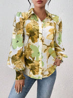 Floral Print Long Sleeve Shirt
