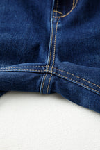 Sail Blue Western Stitch Patched Pocket Bootcut Jeans