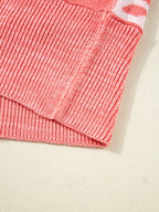 andycane Snowflake Checker Drop Shoulder Sweater