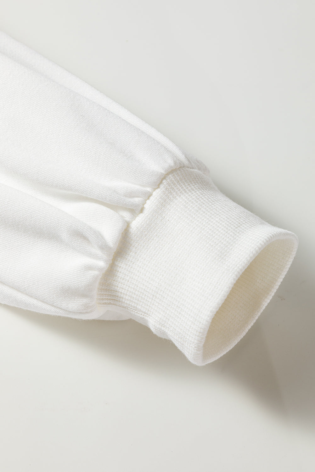 White Plaid Ruffled Patchwork Drop Shoulder Pullover and Drawstring Elastic Waist Shorts Matching Set