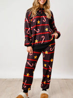 Christmas Long Sleeve Top and Pants Lounge Set