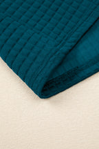 Skobeloff Waffled Textured Raw Edge Patchwork 2pcs Loose Pant Set