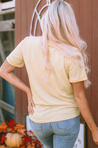 Sweet Floral Pumpkin Graphic Tee