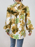 Floral Print Long Sleeve Shirt