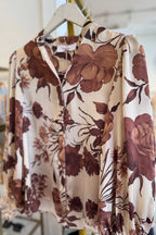 Floral Print Long Sleeve Shirt