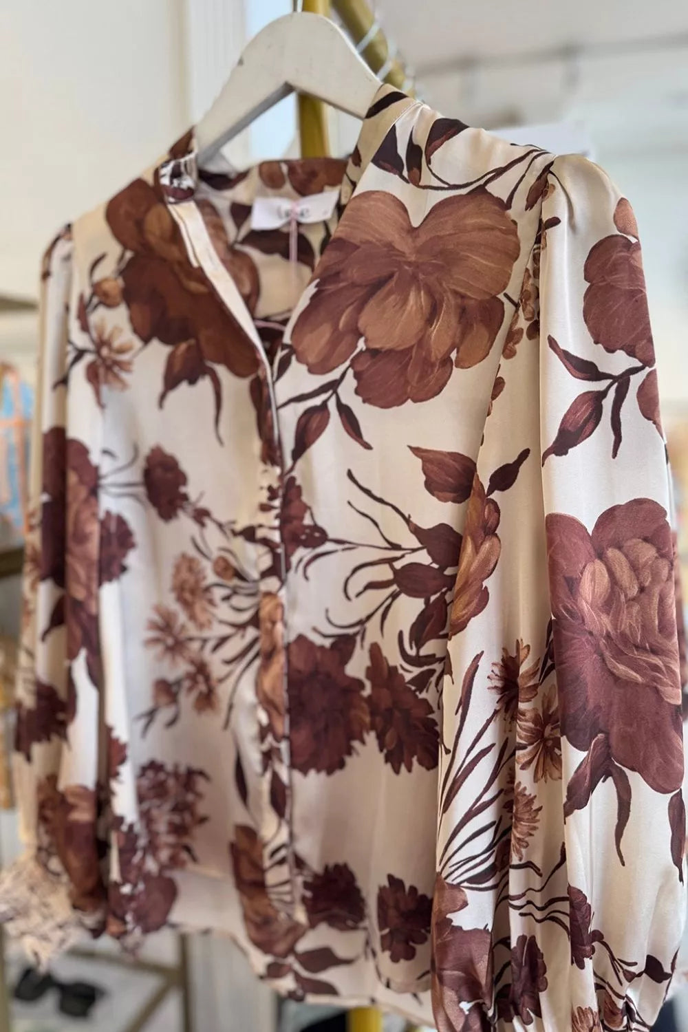 Floral Print Long Sleeve Shirt