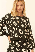 Blue Zone Planet |  A Wild Nature Print Pullover Sweater