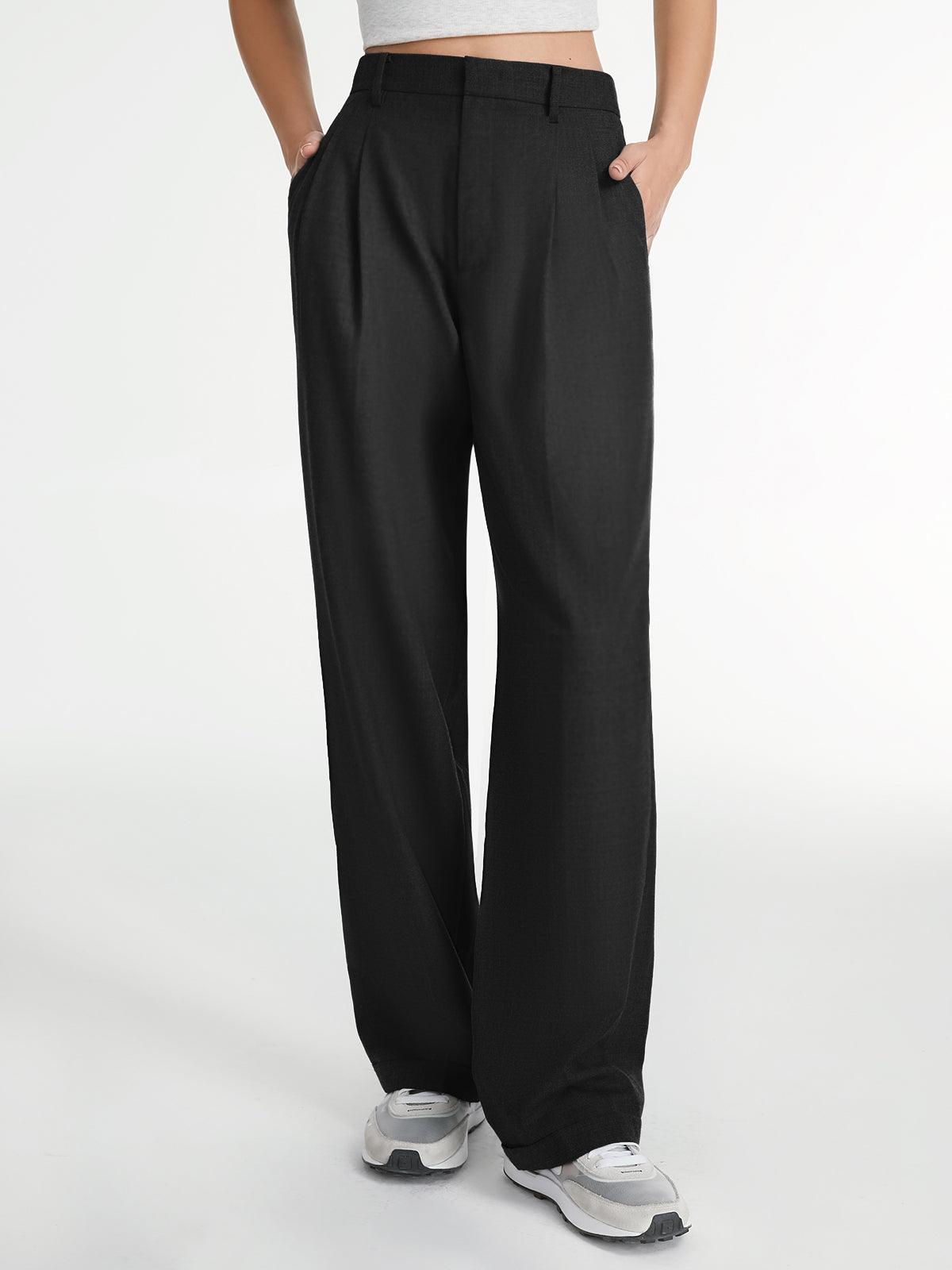 Airstream Women's Straight Leg Dress Pants - Comfortable & Versatile Business Casual Trousers