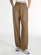 Airstream Women's Straight Leg Dress Pants - Comfortable & Versatile Business Casual Trousers