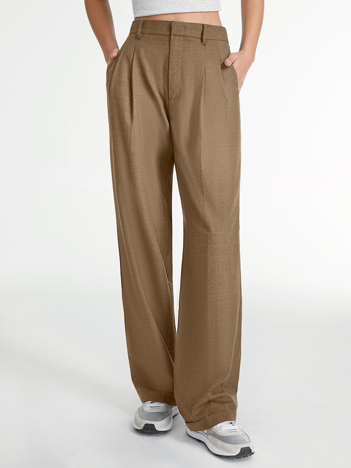 Airstream Women's Straight Leg Dress Pants - Comfortable & Versatile Business Casual Trousers