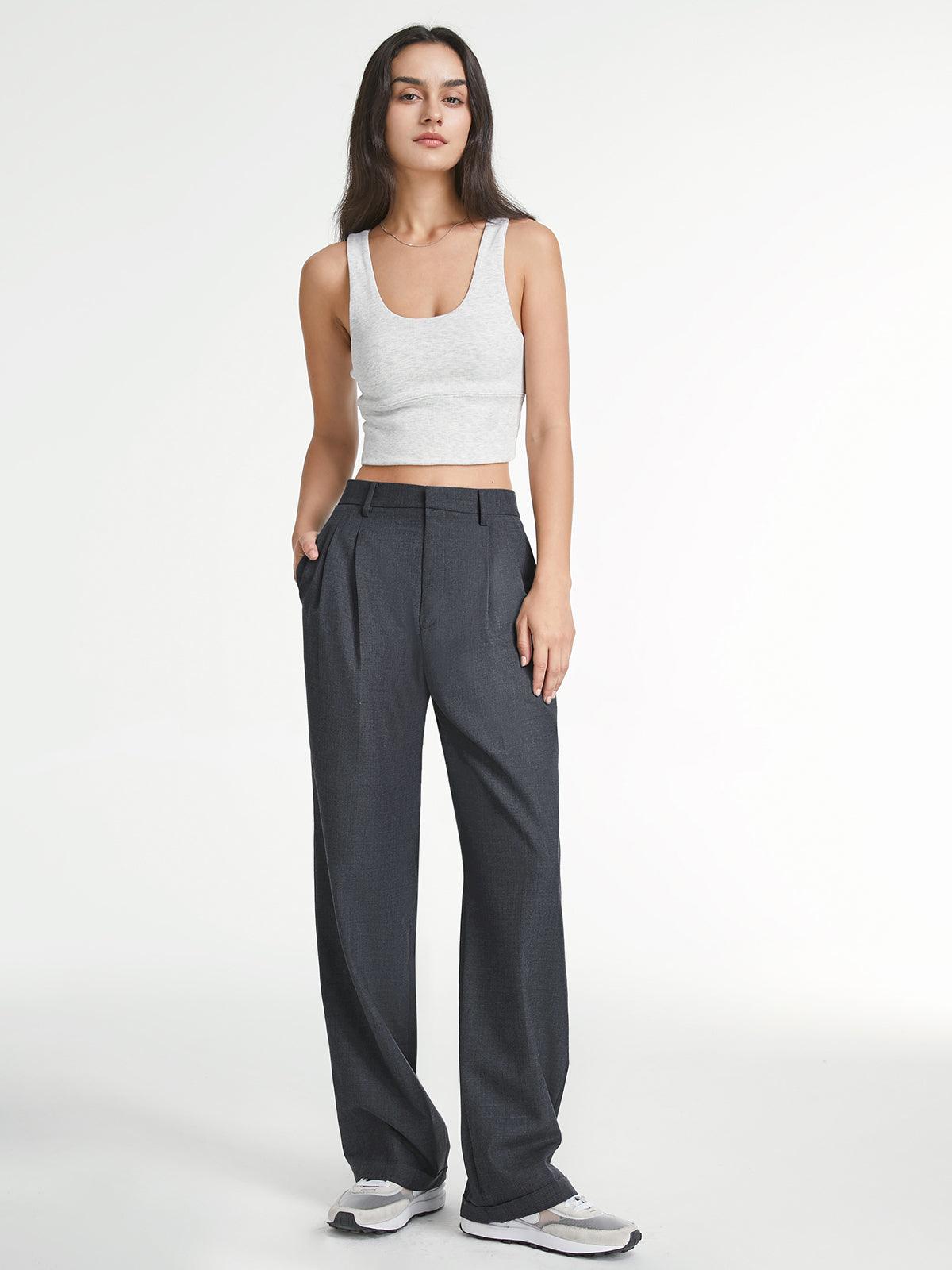 Airstream Women's Straight Leg Dress Pants - Comfortable & Versatile Business Casual Trousers