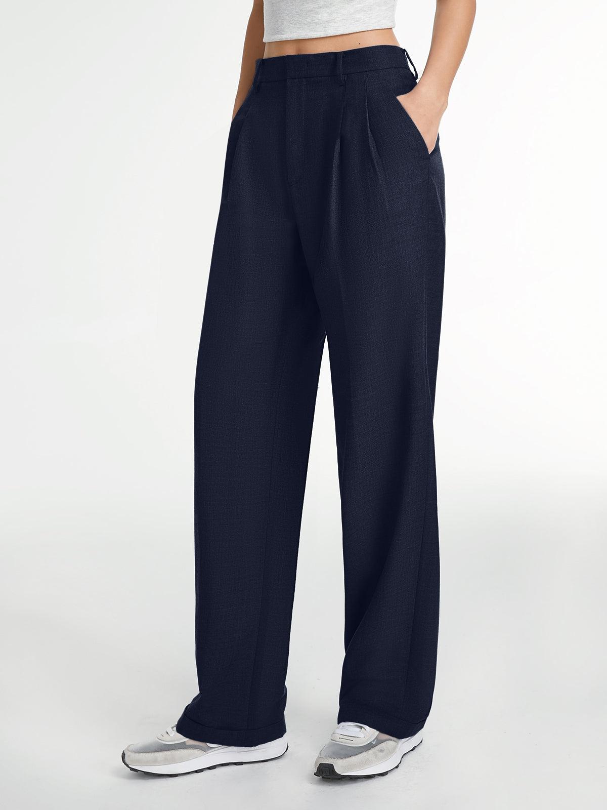 Airstream Women's Straight Leg Dress Pants - Comfortable & Versatile Business Casual Trousers