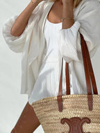 Chic Cotton Wonderland Tied Two-Piece Shorts Set - Casual Vacation Leisure Wear