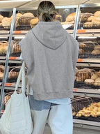 Athflow Casual Hoodie Sweatshirt - Comfortable Cotton Blend with Drawstring and Hood