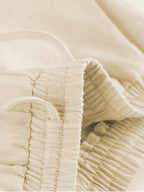 Elegant Linen Two Piece Wide Leg Pants Set for Women - Comfortable & Stylish