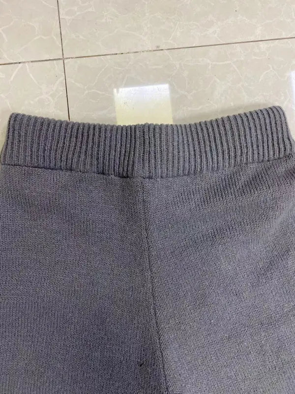 Blue Zone Planet |  Loose Crew Neck Sweater Two Piece Set