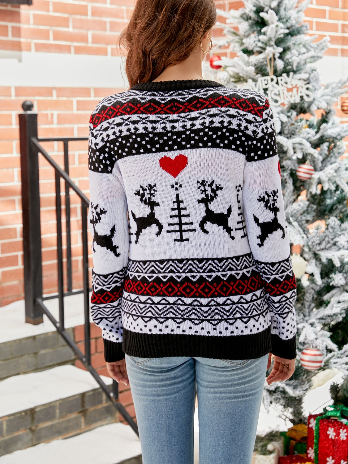 Blue Zone Planet |  Christmas Round Neck Sweater