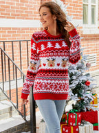 Blue Zone Planet |  Christmas Round Neck Sweater