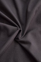Stylish Plain One-Shoulder Gown with Metallic Pleated