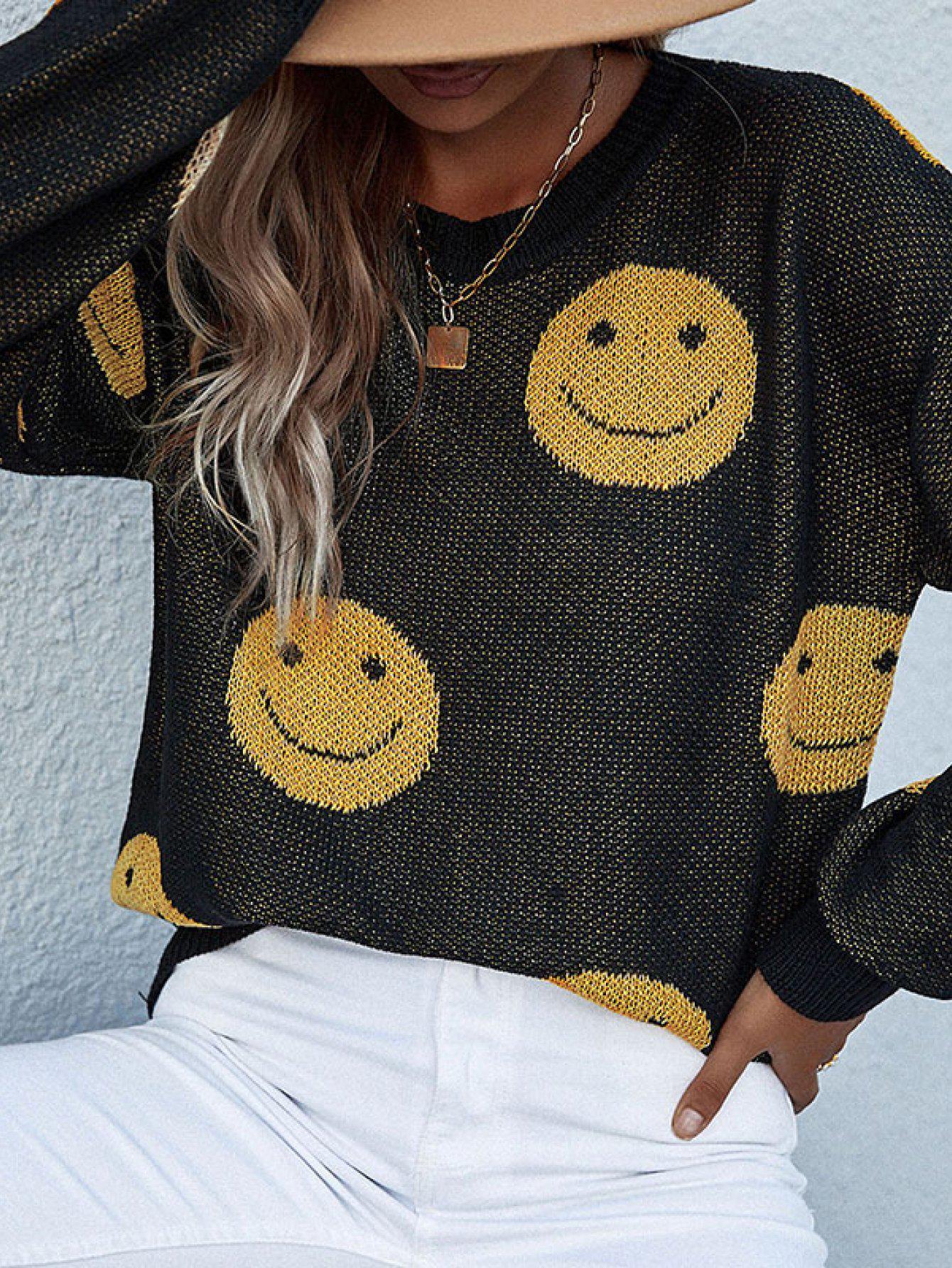 Blue Zone Planet |  Smiley Face Sweater